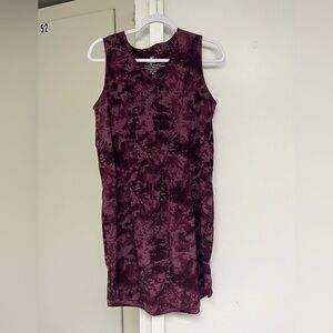 KUHL Mauve Sleeveless Athleisure Gorpcore Dress in size Medium